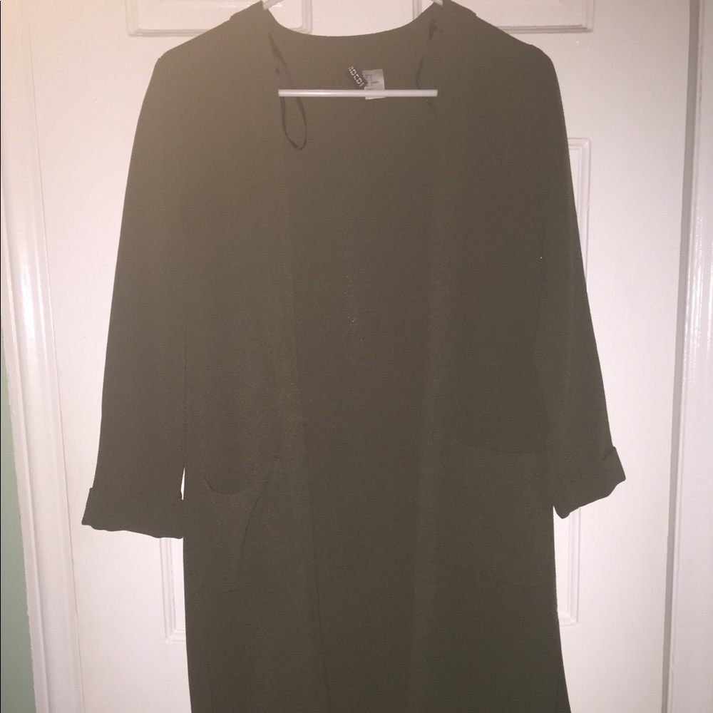 H&M Divided Olive Green Long Outerwear “Jacket”